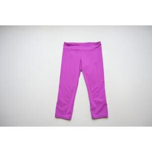 Under Armour Run‎ Leggings ASG Fitted Purple Athletic Yoga Pants Womens Sz Small